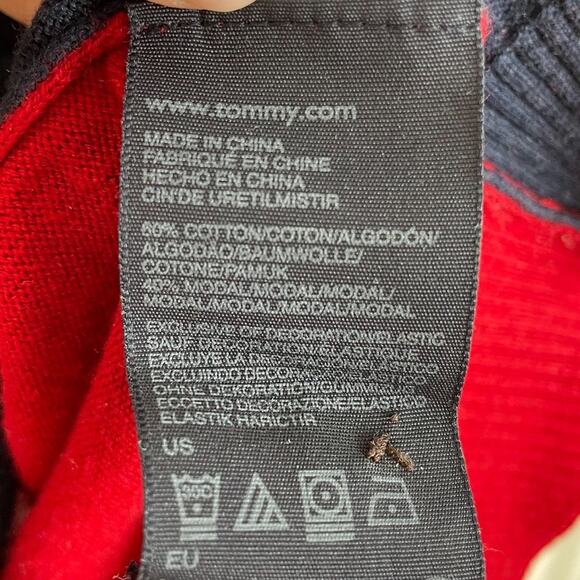 Tommy Hilfiger Button Front Pullover Sweater Sz L - Picture 5 of 6